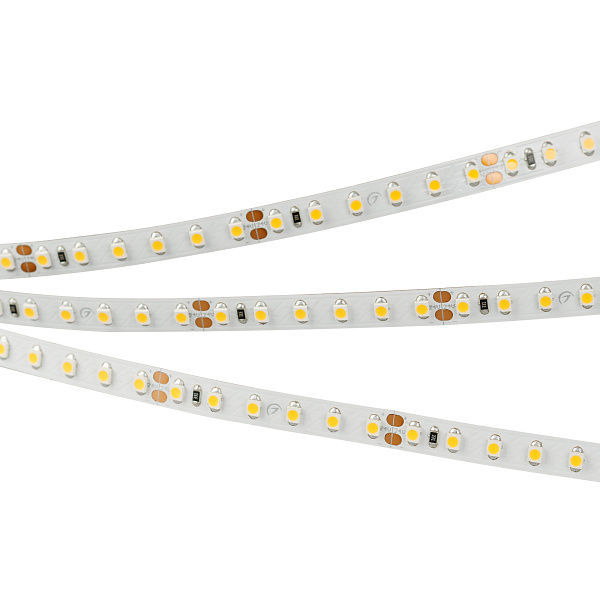 Светодиодная лента RT 2-5000 24V Cool 8K 2x (3528, 600 LED, LUX) (Arlight, 9.6 Вт/м, IP20) Lednikoff