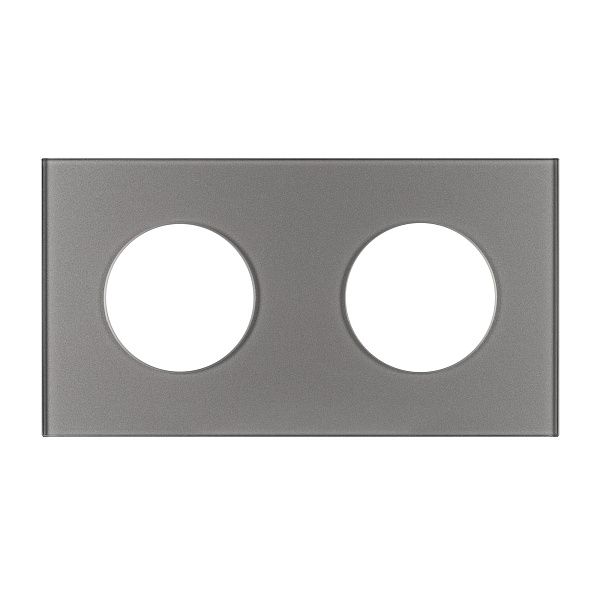 Рамка стеклянная FRM-GLARE-GC-2-GR (Arlight, -) Lednikoff