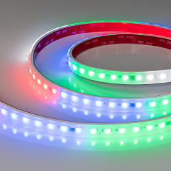 Светодиодная лента герметичная DMX-PS-B70-14mm 24V RGBW-White-PX7 (17 W/m, IP67, 5060, 5m) (Arlight, CRI>90)