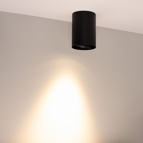 Светильник SP-FOCUS-R86-10W Warm3000 (BK, 36 deg, 230V) (Arlight, IP54 Металл, 5 лет) Lednikoff