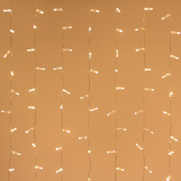 Светодиодная гирлянда ARD-CURTAIN-CLASSIC-2000x9000-CLEAR-2200LED Warm (230V, 120W) (Ardecoled, IP65) Lednikoff