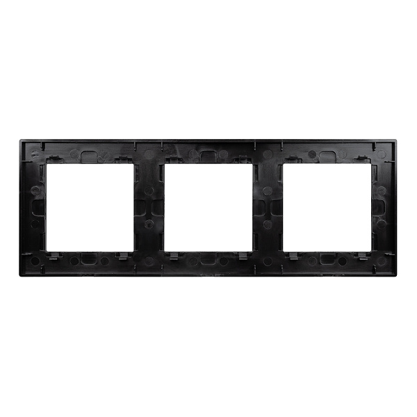 Рамка алюминиевая FRM-PRESTO-ALS-3-BK (Arlight, -) Lednikoff