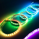Светодиодная лента SPI-5000SE-5060-60 12V Cx3 RGB-Auto (10mm, 13.2W/m, IP65) (Arlight, Закрытый, IP65) Lednikoff