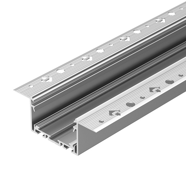 Профиль SL-LINIA55-FANTOM-2500 SEAMLESS ANOD (Arlight, Алюминий) Lednikoff