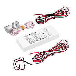 INTELLIGENT ARLIGHT Контроллер лестничный SMART-PWM-102-72-SH-PD-SUF (12-48V, 2x6A, SENS) (IARL, IP20 Пластик, 5 лет)