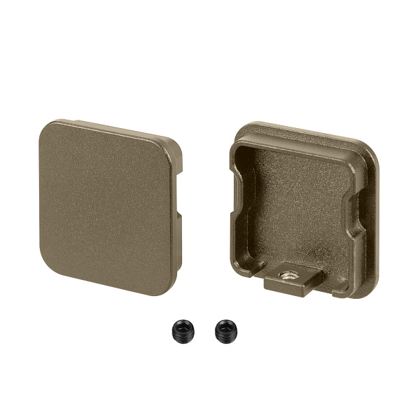 Заглушка LINE-D-3030 SQUARE OLIVE GREY (Arlight, Металл) Lednikoff