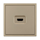 ARL NOBE Розетка HDMI софт-тач золотой песок SCT-MHD1-SFPL-GD (Arlight, -) Lednikoff