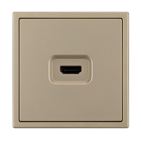 ARL NOBE Розетка HDMI софт-тач золотой песок SCT-MHD1-SFPL-GD (Arlight, -) Lednikoff