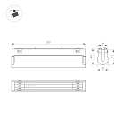 Светильник MAG-VIBE-LASER-TURN-L209-12W Warm3000 (BK, 24 deg, 48V) (Arlight, IP20 Металл, 5 лет)