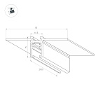 Трек встраиваемый MAG-MICROCOSM-TRACK-4115-FDW-2000 (WH) (Arlight, IP20 Металл, 3 года)