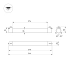Светильник LGD-NEPTUN-2TR-L343-10W Warm3000 (BK, 100 deg, 230V) (Arlight, IP20 Металл, 5 лет) Lednikoff