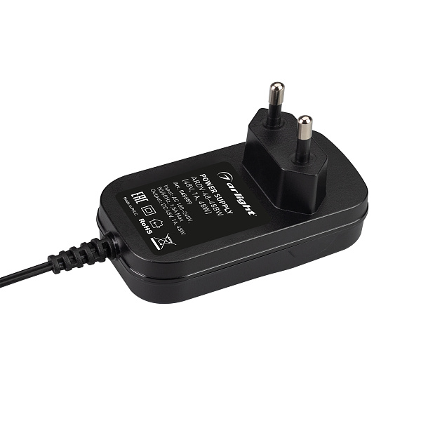 Блок питания ARDV-48-48BW (48V, 1A, 48W) (Arlight, Адаптер, 2 года) Lednikoff