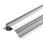 Профиль с экраном ALM-ARC-SINGLE-2000 ANOD+FROST (Arlight, Алюминий) Lednikoff