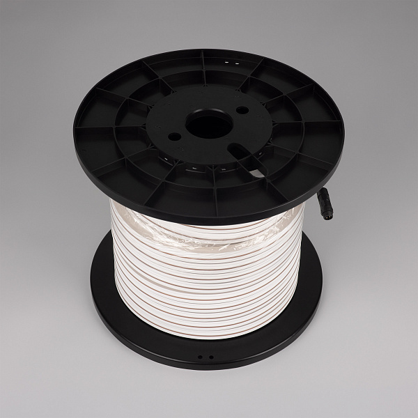 Светодиодная лента герметичная MOONLIGHT-PRO-SIDE-X320-12x17mm 48V Warm3000 (10 W/m, IP67, 30m, wire x2) (Arlight, Вывод боковой, 7 лет)