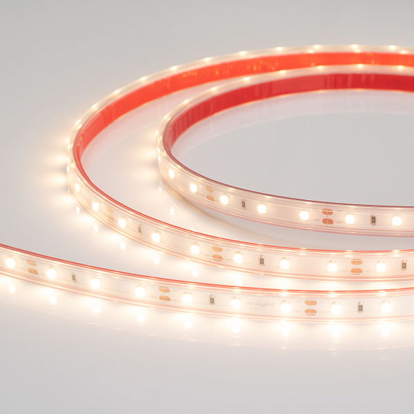 Светодиодная лента герметичная RTW-PS-A60-10mm 12V Warm3000 (4.8 W/m, IP67, 2835, 5m) (Arlight, 4.8 Вт/м, IP67) Lednikoff