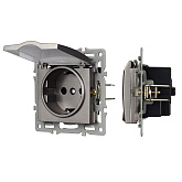 Механизм розетки влагозащищённый SCT-MCP-PL-GR (250V, 16A) (Arlight, -)