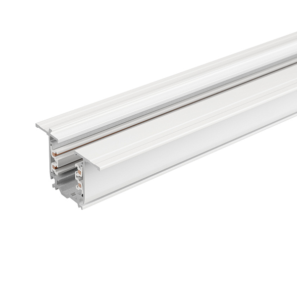 Трек встраиваемый LGD-4TR-TRACK-F-3000-WH-M (D) (Arlight, IP20 Металл, 3 года)