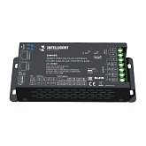 INTELLIGENT ARLIGHT Диммер SMART-PWM-104-73-SH-SUF Black (12-48V, 4x6A, RJ-45, TUYA Wi-Fi, 2.4G) (IARL, IP20 Металл, 5 лет)
