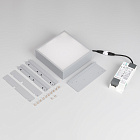 Светильник DL-GRIGLIATO-S140x140-18W Warm3000 (GR, 100 deg, 230) (Arlight, IP40 Металл, 5 лет) Lednikoff