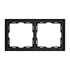 Рамка пластиковая FRM-NOBE-SFPL-2-BK (Arlight, Черный оникс) Lednikoff