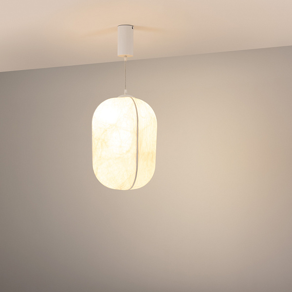 Светильник SP-SETA-HANG-L410х300-7W Warm2700 (WH, 320 deg, 230V) (Arlight, IP20 Натуральный шелк, 3 года) Lednikoff