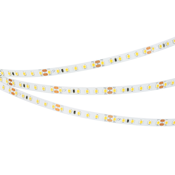 Светодиодная лента RT-A120-8mm 24V Day4000 (9.6 W/m, IP20, 2835, 5m) (Arlight, Открытый) Lednikoff