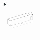 Светильник MAG-FLAT-25-L800-24W Warm3000 (BK, 100 deg, 24V) (Arlight, IP20 Металл, 5 лет)