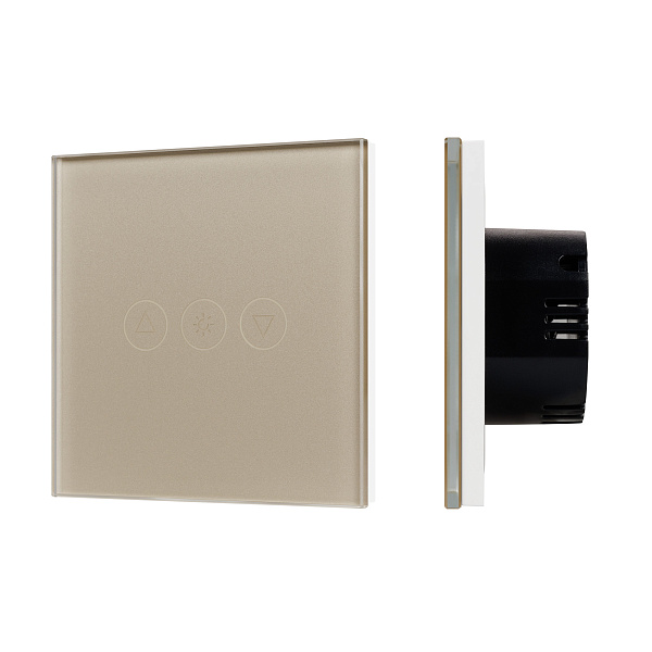 Светорегулятор сенсорный с Zigbee управлением SWT-OMALI-SD3-ZB-GD (250V, 500W) (Arlight, Стекло) Lednikoff