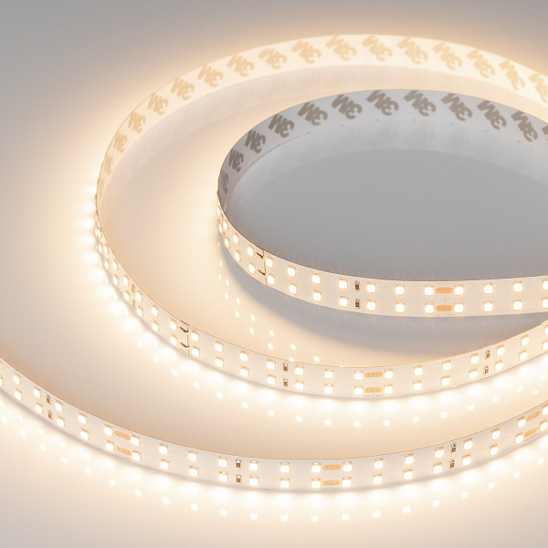 Светодиодная лента RT-A196-15mm 24V Warm3000 (20 W/m, IP20, 2835, 5m) (Arlight, Открытый) Lednikoff