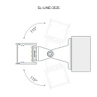 Профиль SL-LINE-3535-2000 WHITE (BY) (Arlight, Алюминий) Lednikoff
