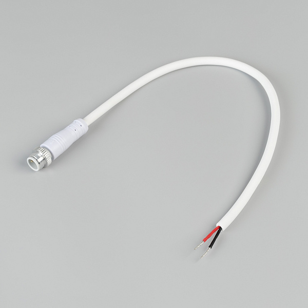 Коннектор питания ARL-WAVE-1615-CON-POWER-MALE-2PIN-WHT (Arlight, IP67 Пластик, 3 года)
