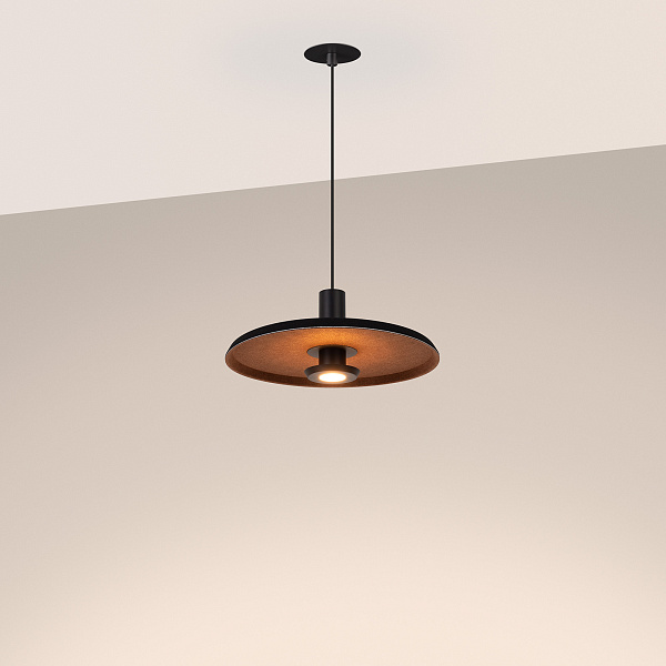 Светильник SP-KOTARO-R350-12W Warm3000 (BK-CF, 36 deg, 230V, TRIAC) (Arlight, IP20 Фетр, 3 года)