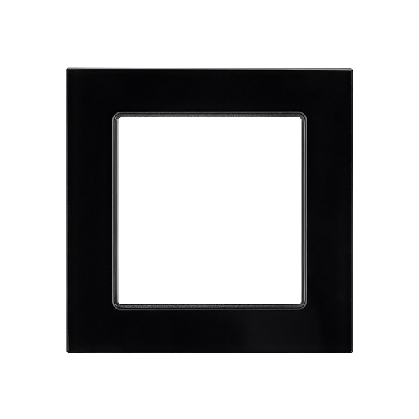 Рамка стеклянная FRM-GLARE-GS-1-BK (Arlight, -) Lednikoff