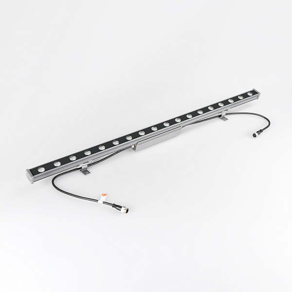 Линейный прожектор AR-LINE-1000-18W Warm3000 (GR, 15x60 deg, 230V) (Arlight, IP65 Металл, 3 года) Lednikoff