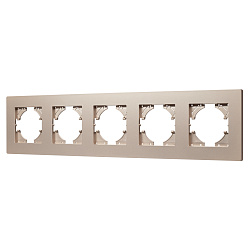 Рамка пластиковая FRM-PERIO-PL-5-GD (Arlight, -)