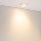 Светильник MS-VORTEX-BUILT-S140x140-30W Warm3000 (WH-WH, 50 deg, 230V) (Arlight, IP20 Металл, 5 лет) Lednikoff