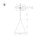 Светильник SP-MAKOTO-R350-14W Warm3000 (BK, 36 deg, 230V, TRIAC) (Arlight, IP20 Металл, 3 года) Lednikoff