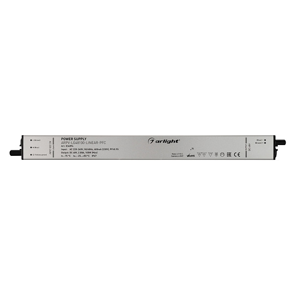 Блок питания ARPV-LG48100-LINEAR-PFC (48V, 2.08A, 100W) (Arlight, IP67 Металл, 5 лет) Lednikoff