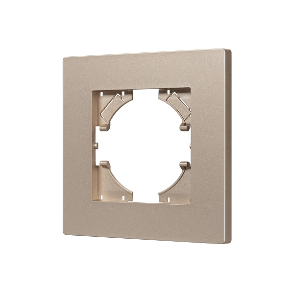 Рамка пластиковая FRM-PERIO-PL-1-GD (Arlight, -) Lednikoff