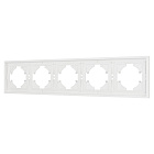 Рамка пластиковая FRM-TENDO-SFPL-5-WH (Arlight, Матовый белый) Lednikoff