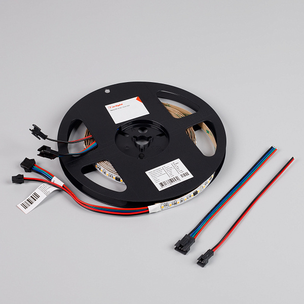 Светодиодная лента SPI-A120-10mm 24V White6000-PX6-BPT (11 W/m, IP20, 2835, 5m) (Arlight, бегущий огонь) Lednikoff