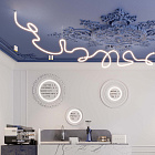 Светодиодная лента герметичная MOONLIGHT-TOP-M768-D25mm 24V White-MIX 360deg (14.4 W/m, IP65, 2216, 5m, wire x1) (Arlight, Вывод прямой, 3 года)