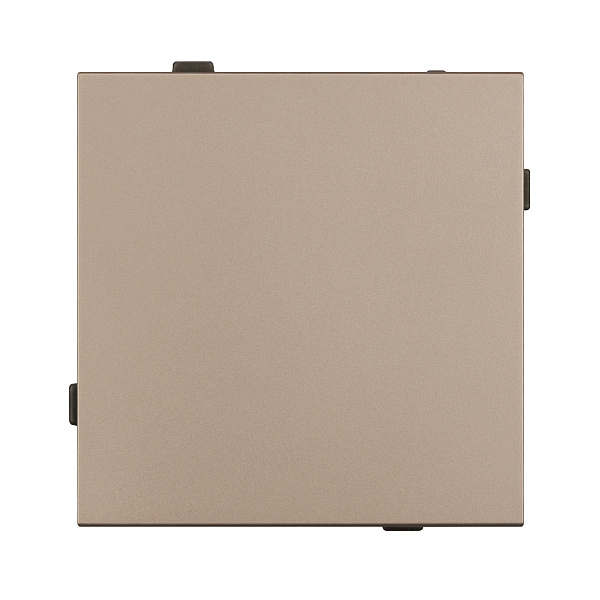 Механизм выключателя одноклавишный проходной SWT-TENDO-MKP1-PL-GD (230V, 10A) (Arlight, Песочный) Lednikoff