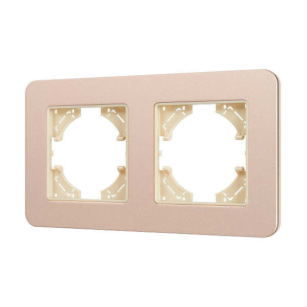 Рамка алюминиевая FRM-AKIRY-SFAL-2-GD (Arlight, -) Lednikoff