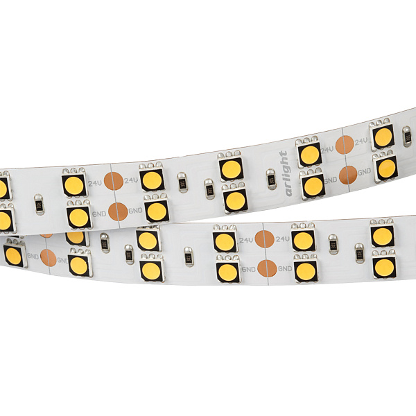 Светодиодная лента RT-B120-15mm 24V Warm3000 CRI98 (28.8 W/m, IP20, 5m) (Arlight, Открытый) Lednikoff