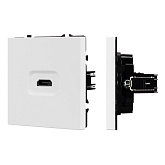 Механизм HDMI розетки SCT-NOBE-MHD1-SFPL-WH (Arlight, Белый кварц)