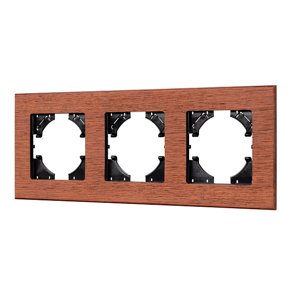 Рамка из натурального дерева FRM-XSILO-WD-3-NL (Arlight, -) Lednikoff