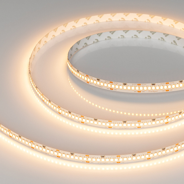 Светодиодная лента UL-A252-10mm 24V Warm2700 (11 W/m, IP20, 5m) (Arlight, 7 лет) Lednikoff