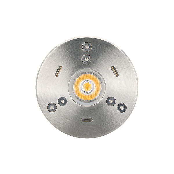 Светильник KT-AQUA-R85-7W Warm3000 (SL, 25 deg, 12V) (Arlight, IP68 Металл, 3 года) Lednikoff