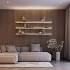 Профиль SHELF-600-2000 ANOD (Arlight, Алюминий) Lednikoff